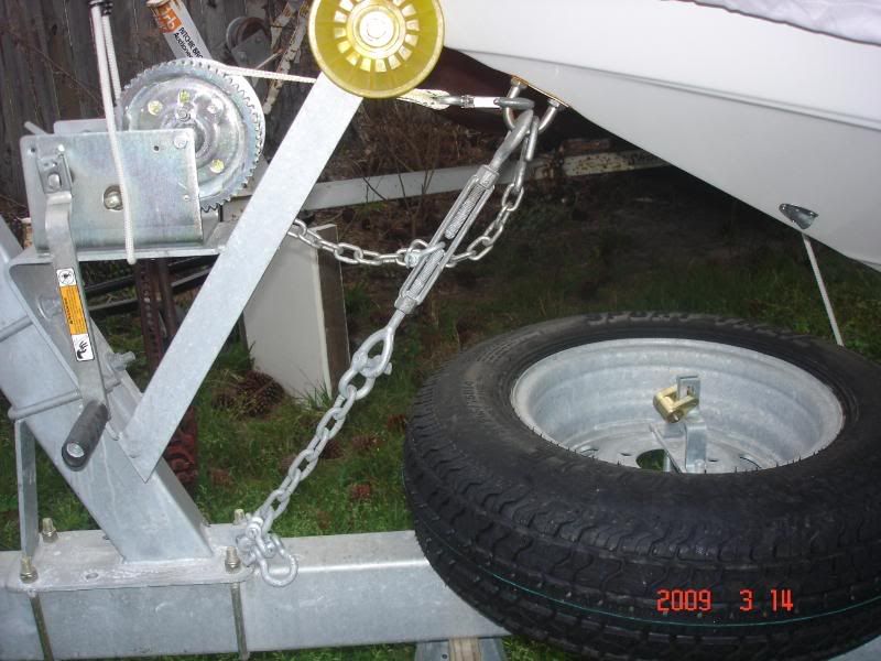 ideas for securing bow of boat to trailer Boating Forum iboats